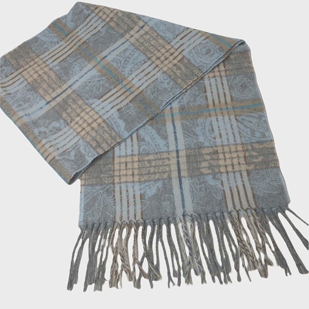 Cashmink V. Fraas acrylic scarf. Size 10.5 x 50.5"